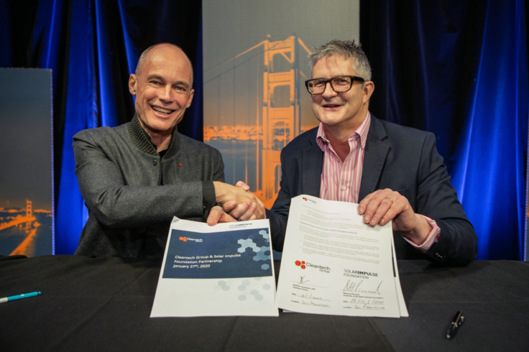 Bertrand Piccard and Richard Youngman sign new alliance to accelerate cleantech innovation