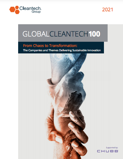 Global CLeantech 100 companies leading sustainable innovation and environmental change